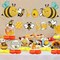 4-Piece Bee Balloon Set – 31-Inch Foil Balloons for Birthday Parties & Baby Showers (Yellow)